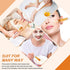Facial Skin Care Mask Mixing Bowl DIY Set (Orange color) / 5 in 1 Orange Face Mask Mixing Bowl DIY Set | 얼굴 마스크팩 제조도구 혼합용기 5종 세트 (오렌지색)