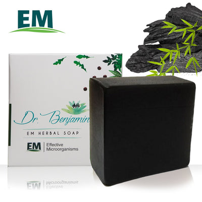 EM Charcoal Dr. Benjamin Handmade Soap | 대나무 숯 한방 EM 비누