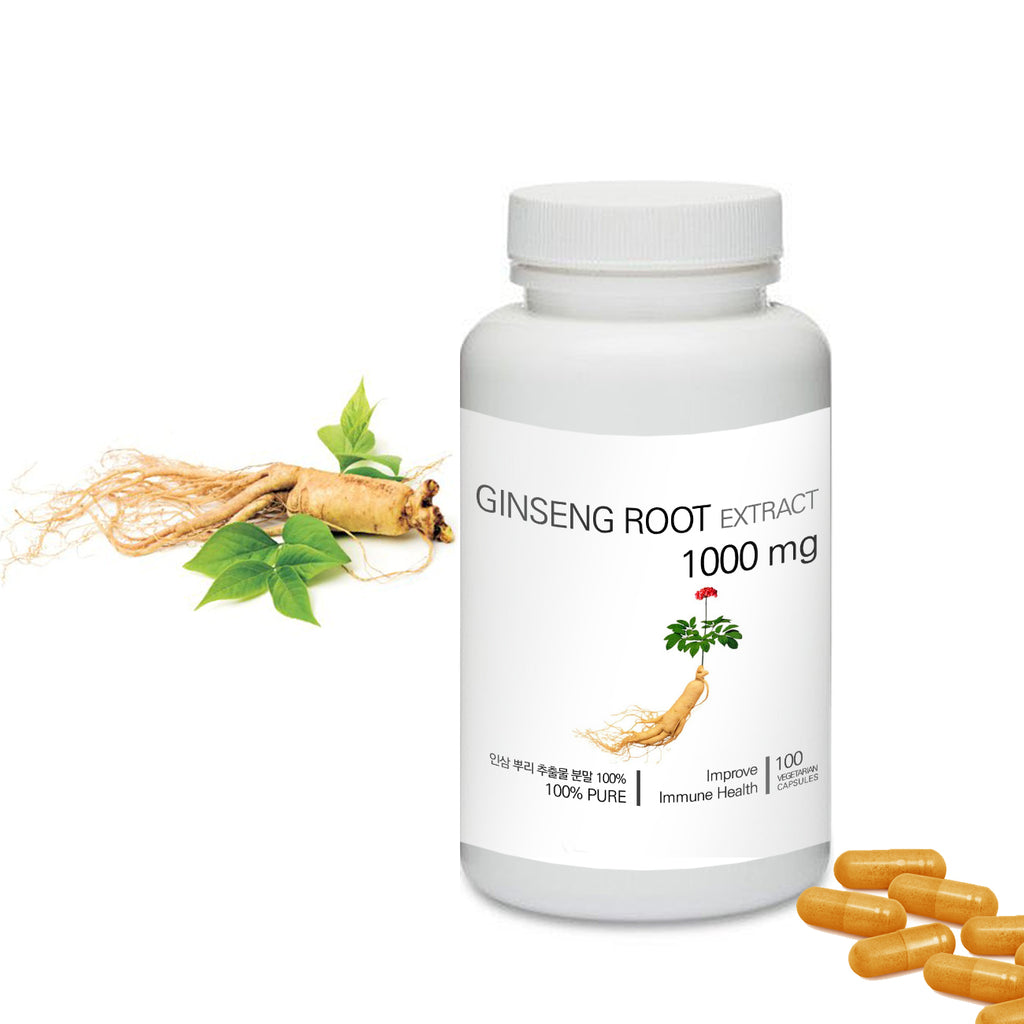 Prince 100% Pure Natural - Ginseng Root Extract Powder Capsules | 프린스 인삼 추출물 캡슐