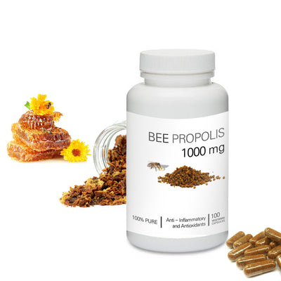 Prince 100% Pure Natural - Bee Propolis Powder Capsules | 프린스 프로폴리스 캡슐