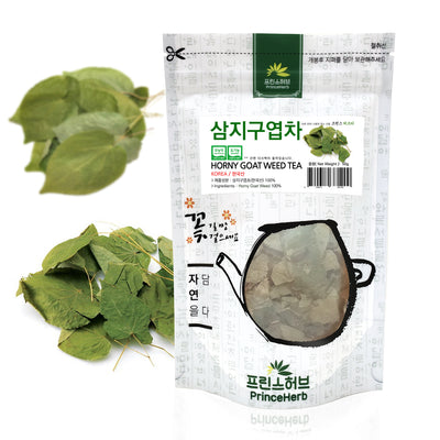 Horny Goat Weed (Barrenwort / Epipmedium) Tea | [한국산] 삼지구엽차
