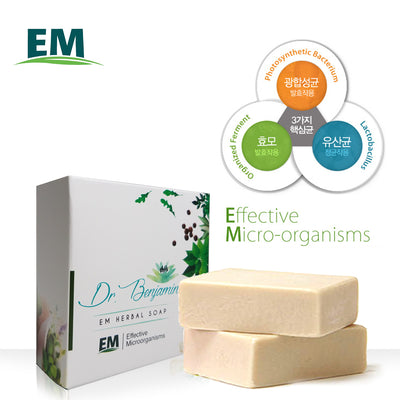 EM Pearl Dr. Benjamin Handmade Soap | 진주 한방 EM 비누