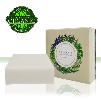 Poria Cocos Audrey Handmade Natural Bath Soap | 오드리 천연 백복령 한방비누