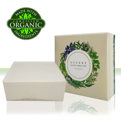 Exfoliating Job's Tears & Oatmeal Handmade Natural Bath Soap | 스크럽 율무 & 오트밀 천연 한방 비누