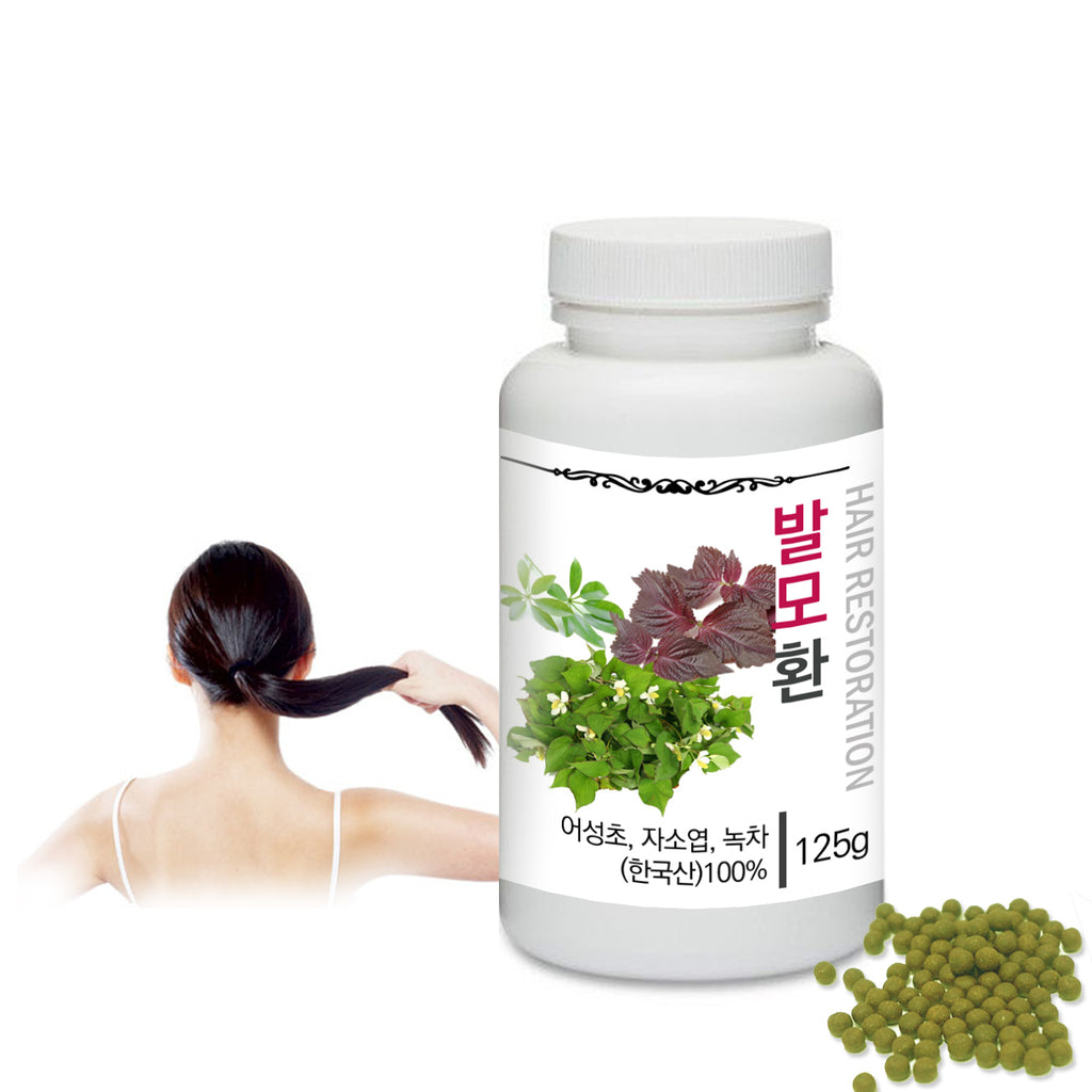 Prince Natural HAIR RESTORATION Pills (Houttuynia Cordata, Perilla Frutescens, Green Tea) Pills | 프린스 발모환