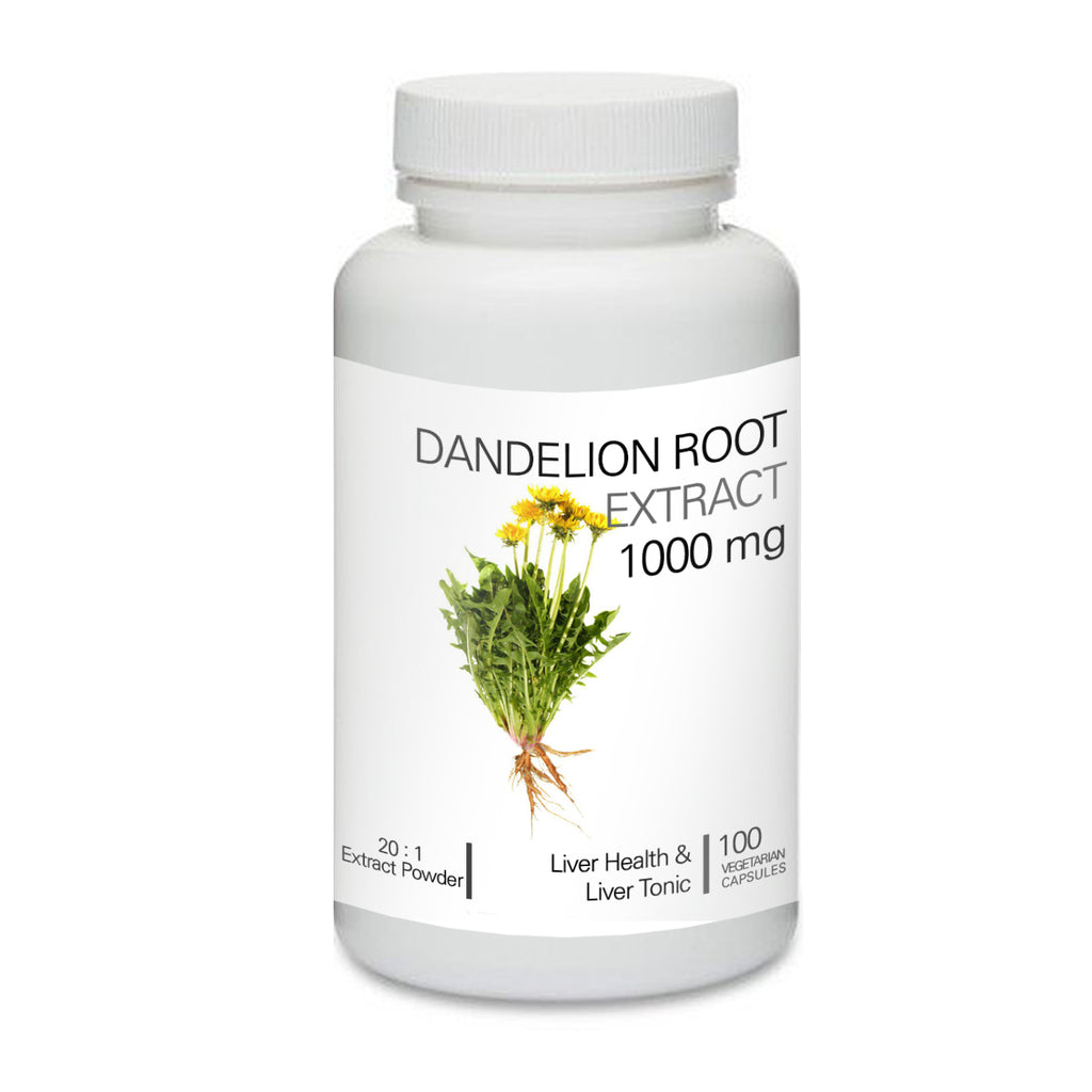 Prince 100% Pure Natural - Dandelion Root 20:1 Extract Powder Capsules | 프린스 민들레 뿌리 20:1 추출물 분말 캡슐