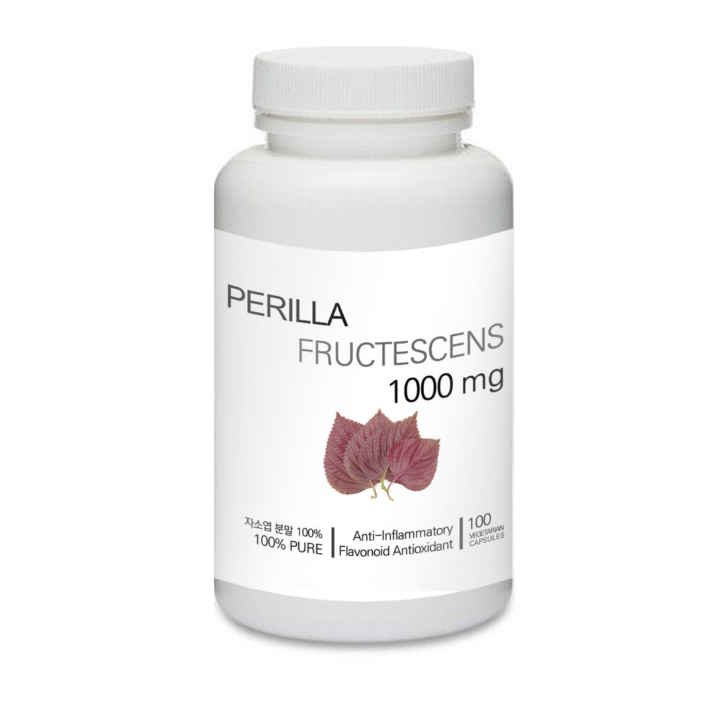 Prince 100% Pure Natural - Perilla Frutescens (Perillae Folium) Powder Capsules | 프린스 자소엽 (차조기) 캡슐