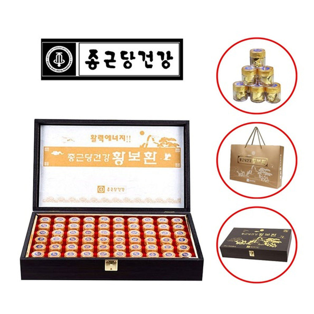 CHONG KUN DANG HEALTH HWANG BO-HWAN (3.75g x 60Pills) Gift Bag is included | 종근당 황보환 (3.75g * 60환) 쇼핑백포함