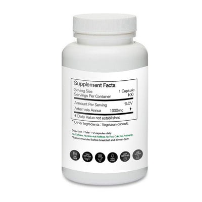 Prince 100% Pure Natural - Artemisia Annua Powder Capsules | 프린스 개똥쑥 캡슐