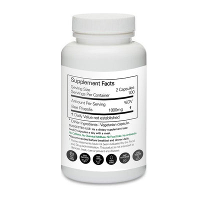 Prince 100% Pure Natural - Bee Propolis Powder Capsules | 프린스 프로폴리스 캡슐