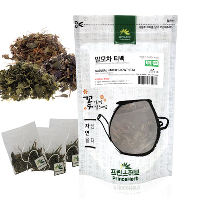 HAIR RESTORATION TEA (Houttuynia Cordata, Perilla Frutescens, Green Tea) | [한국산] 발모차 (어성초, 자소엽, 녹차) 티백