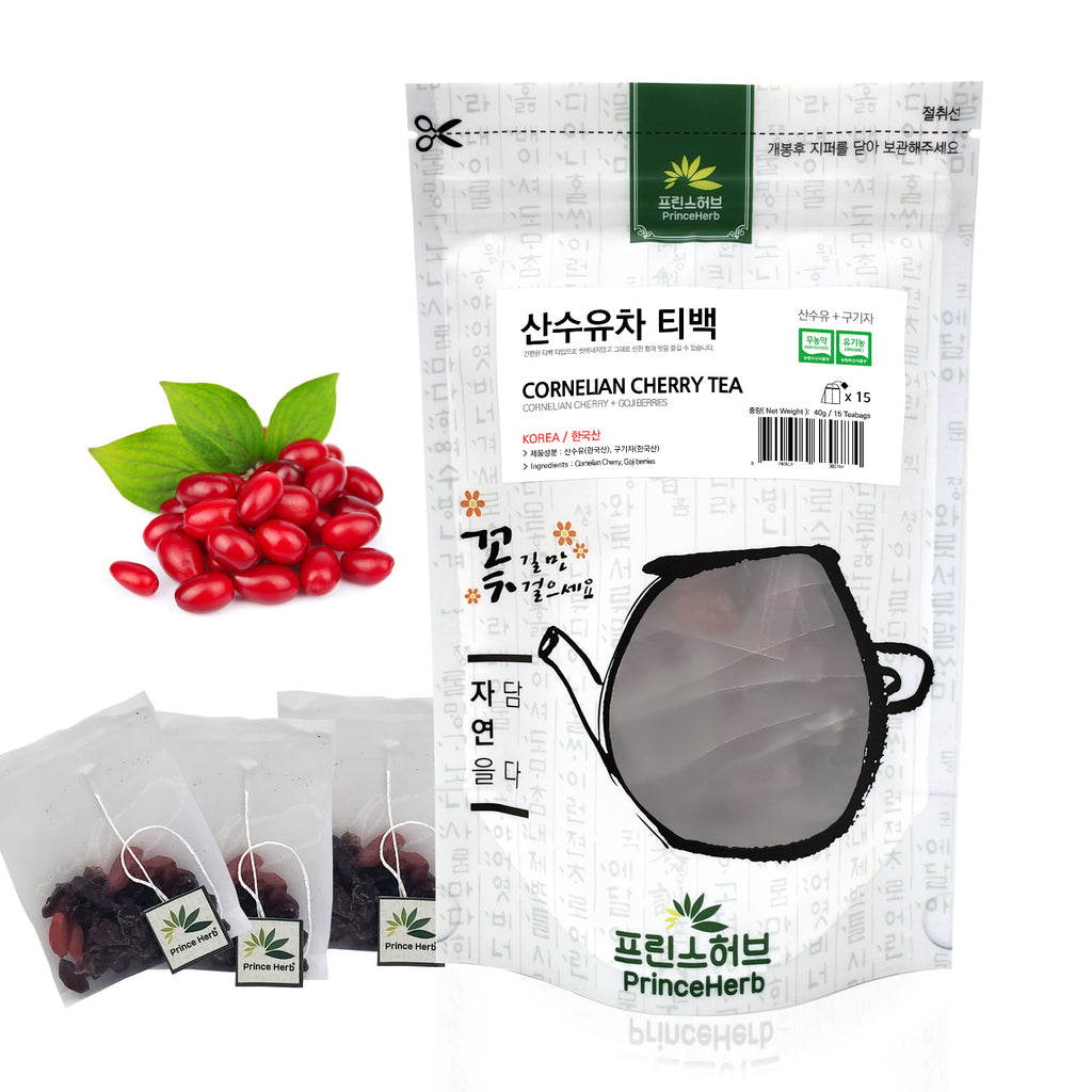 Cornelian Cherry Tea | [한국산] 산수유차 티백