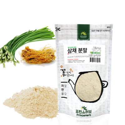 100% Natural Allium Tuberosum / Garlic Chives Powder | [수입산] 삼채 / 뿌리부추 분말