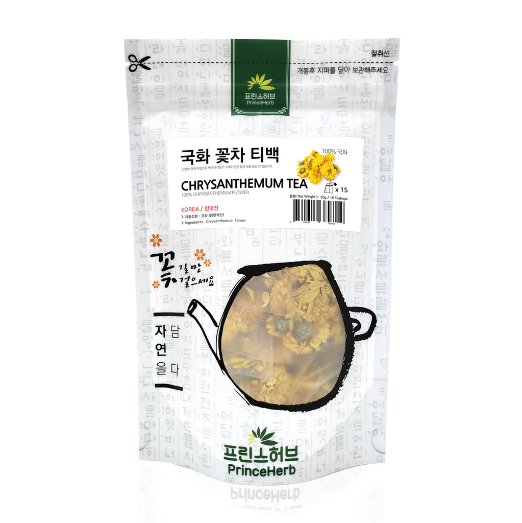 Chrysanthemum Blooming Teabag Tea | [한국산] 국화 꽃 티백