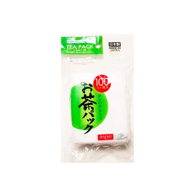 DAISO 100pcs Hard Type Disposable Empty Filter Bags for Loose Tea |  다이소 찻잎 필터 다시백 100장