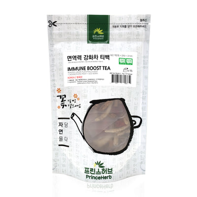 100% NATURAL IMMUNE BOOST TEA (Roasted Liriope Platyphylla Root, Adenophora (Lady Bell) Root, Goji Berry) | [한국산] 면역력 강화차 (볶은맥문동, 잔대, 구기자) 티백