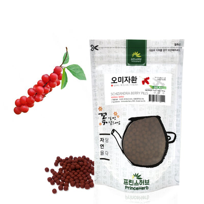 100% Natural Schizandra Berry Pills | [한국산] 오미자환