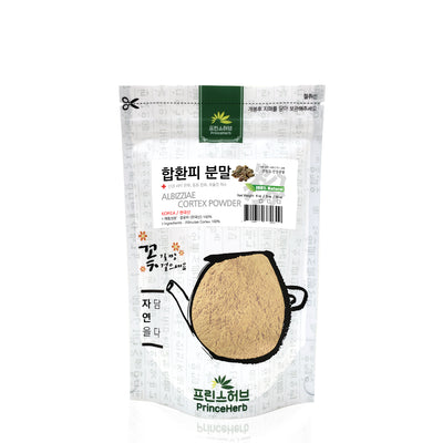 100% Natural Albizziae Cortex (Mimosa Tree Bark) Powder | [한국산] 합환피 (자귀나무껍질) 분말