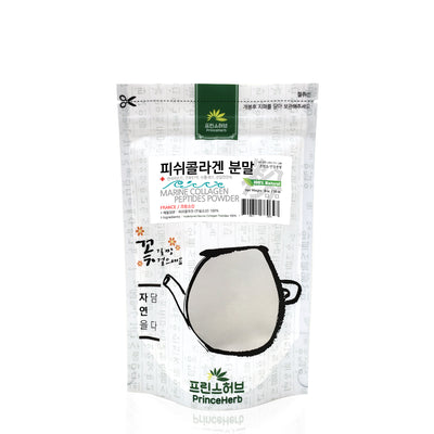 100% Natural Hydrolyzed Marine Collagen Peptides (Unflavored) Powder | [수입산] 피쉬 콜라겐 /  저분자 펩타이드 어류 콜라겐 분말