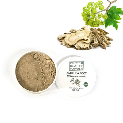 Prince Natural Beauty ANGELICA ROOT Powder For Facial Mask | [한국산] 프린스 천연 미용 당귀 마사지 팩 가루