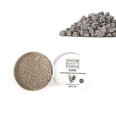 Prince Natural Beauty ELVAN STONE Powder For Facial Mask | [한국산] 프린스 천연 미용 맥반석 마사지 팩 가루