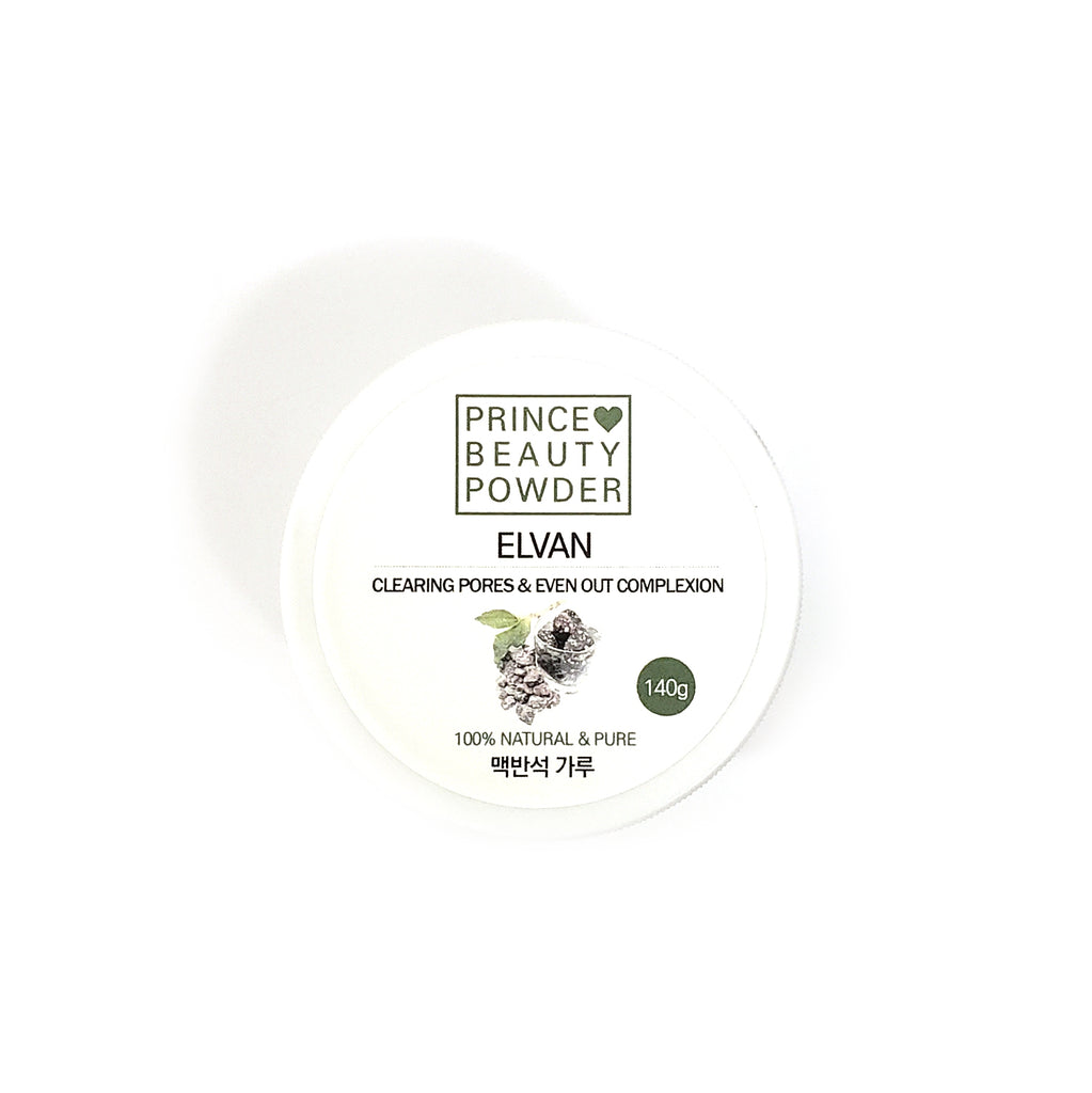 Prince Natural Beauty ELVAN STONE Powder For Facial Mask | [한국산] 프린스 천연 미용 맥반석 마사지 팩 가루