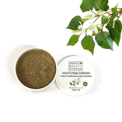 Prince Natural Beauty HOUTTUYNIA CORDATA Powder For Facial Mask | [한국산] 프린스 천연 미용 어성초 마사지 팩 가루
