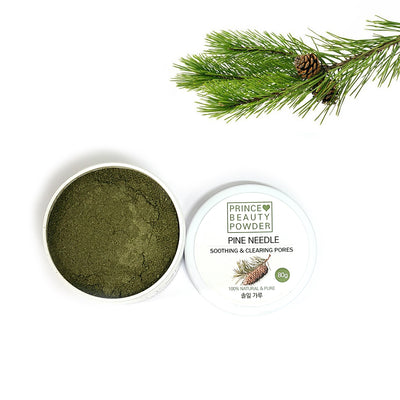 Prince Natural Beauty PINE NEEDLE Powder For Facial Mask | [한국산] 프린스 천연 미용 솔잎 마사지 팩 가루