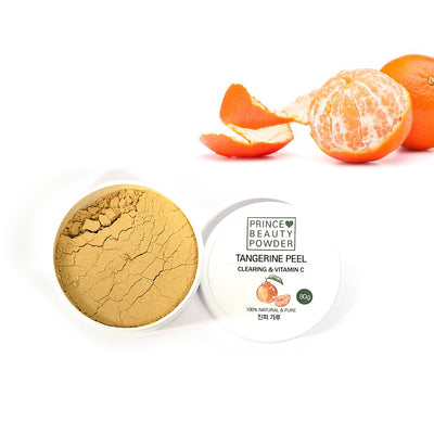 Prince Natural Beauty TANGERINE PEEL Powder For Facial Mask | [한국산] 프린스 천연 미용 진피 마사지 팩 가루