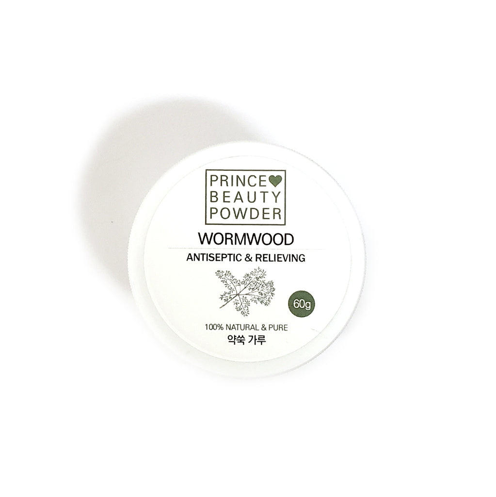 Prince Natural Beauty WORMWOOD Powder For Facial Mask | [한국산] 프린스 천연 미용 약쑥 (애엽) 마사지 팩 가루